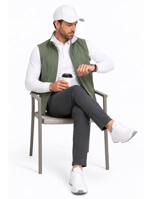 Quick-Drying Jacket Vest with Zipper Pocket