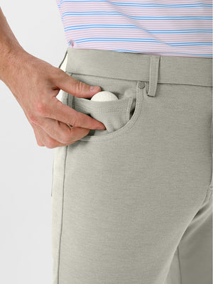 Textured Proflex Chino Pants With 5 Pockets