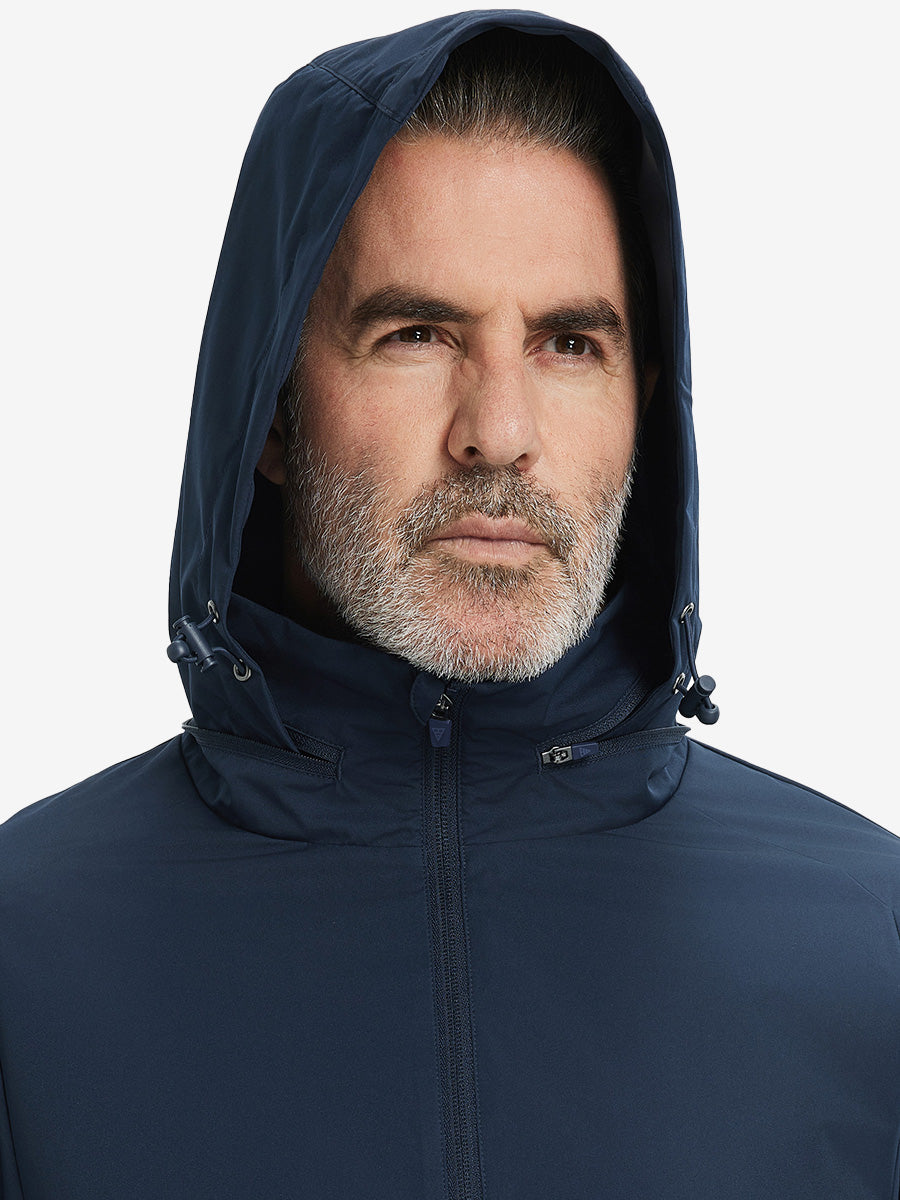 Lightweight Water-repellent Softshell Hooded Jacket