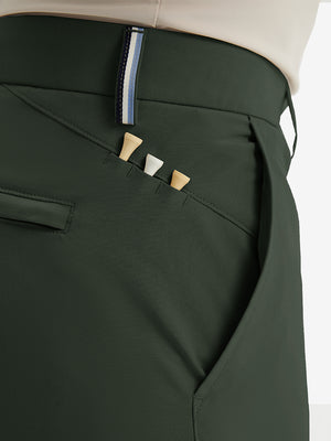 Water Repellent Classic Fit Flat Front Golf Dress Pants