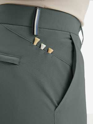Water Repellent Classic Fit Flat Front Golf Dress Pants