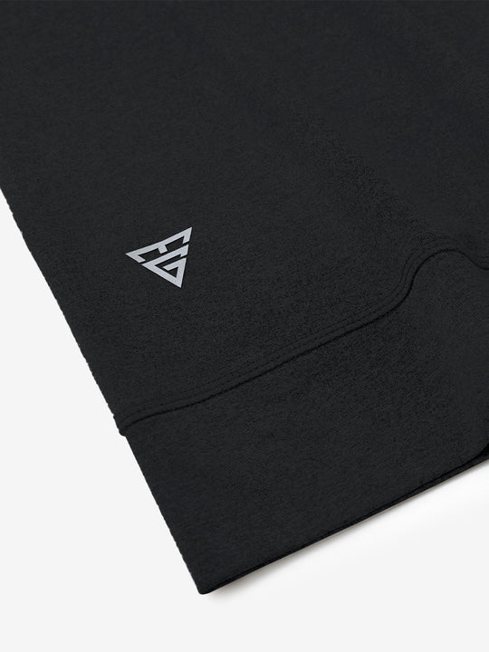 Quarter Zip Melange Pullover