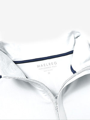 Chaleco de forro polar elástico con cremallera corta