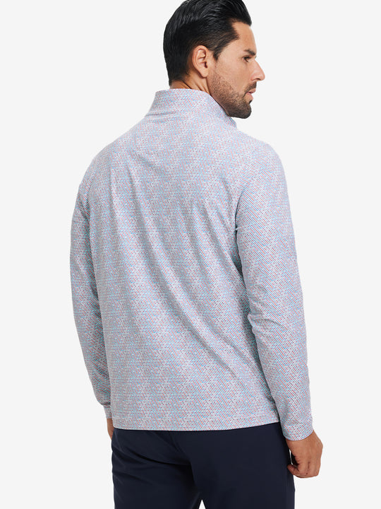 Full Print Quarter Zip Pullover