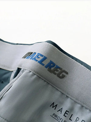 DARK TEAL Water Resistant Everyday Pants close-up of waistband inner logo detail