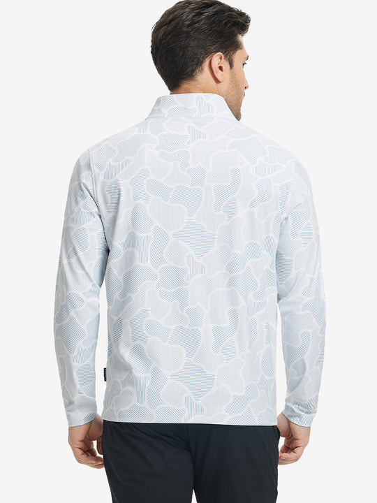 Full Print Quarter Zip Pullover