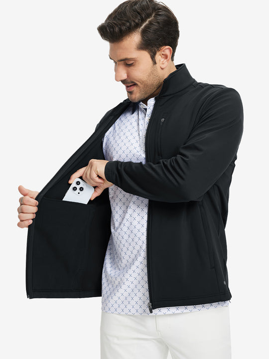 Lightweight Casual Fleece Jacket with 5 Pockets