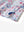 Hem slit detail of the white painting lightweight print long sleeve polo, showing fine stitching and finish.
