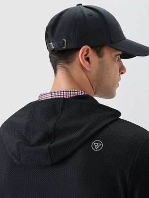 Texture Pullover Hoodie with Pockets