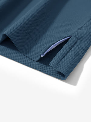 Dry Fit Waffle Textured Collared Golf Shirts