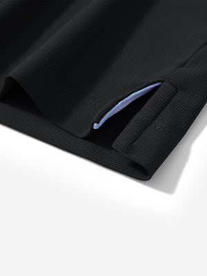 Dry Fit Waffle Textured Collared Golf Shirts