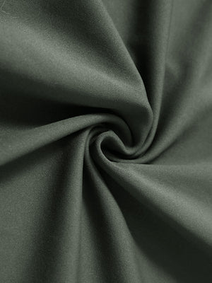 Fabric close-up of dry fit stretchy sweatshirts hoodies, soft knit texture with breathable feel in olive green