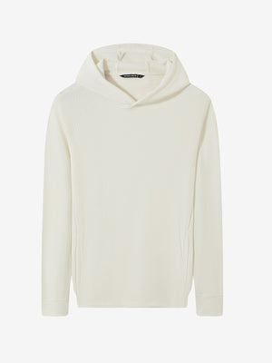 Texture Pullover Hoodie with Pockets