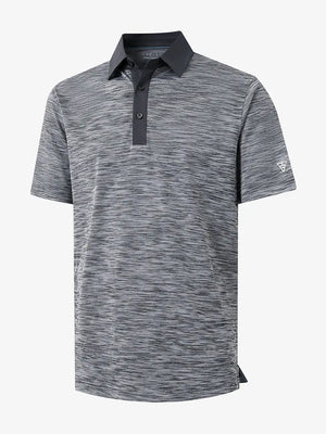 3D render showing the black and grey heather blend texture