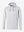 3D rendering of ash grey heather Heather Fleece Hoodies Pullover, showcasing the realistic texture and fit of the garment