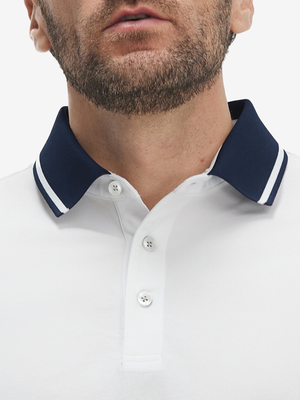 Dry Fit Short Sleeve Rib Collar & Cuff Polo Shirt