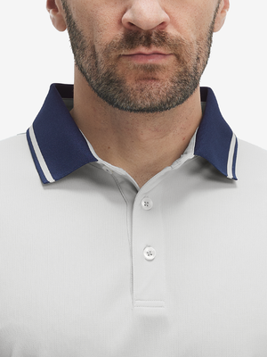 Dry Fit Short Sleeve Rib Collar & Cuff Polo Shirt