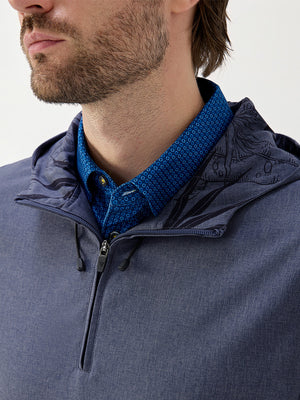 Water Resistant 1/4 Zip Hooded Pullover