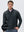 Ribbed Texture Nylon Quarter Zip Pullover